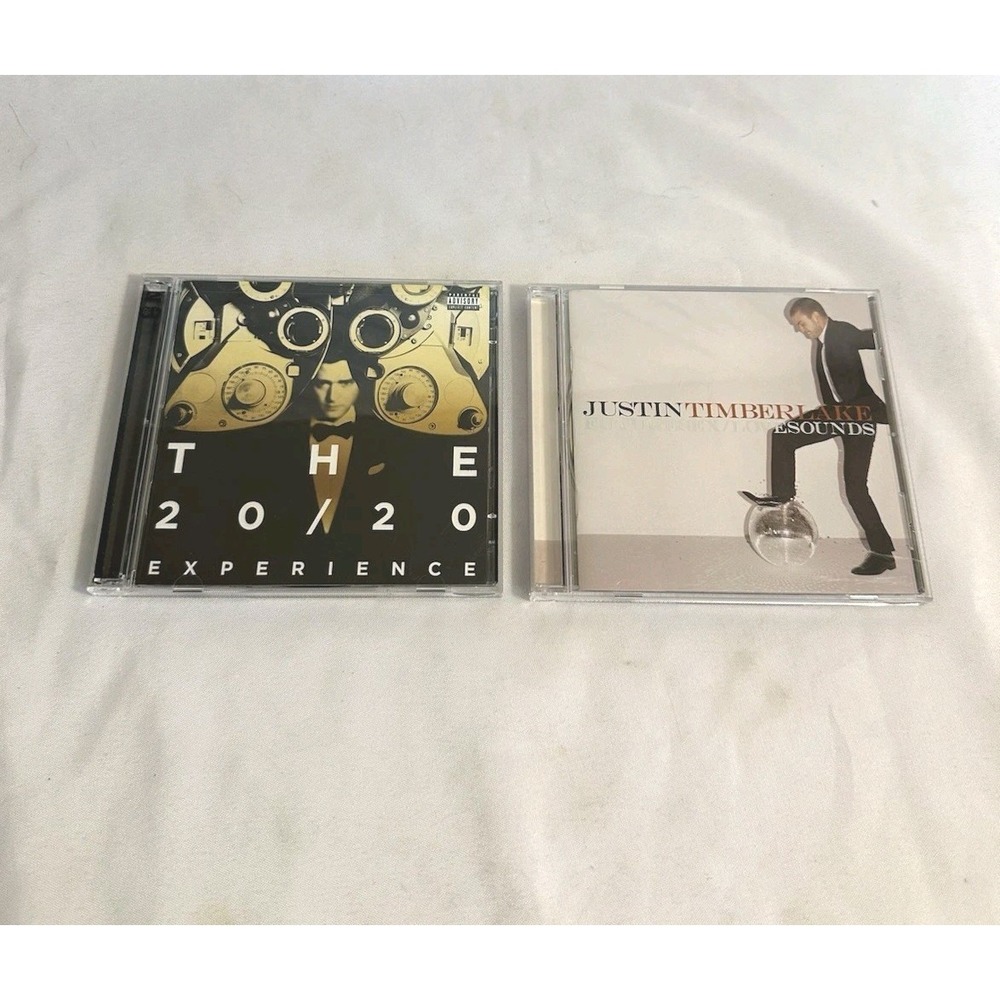 Justin Timberlake 2 CD Lot: FutureSex/LoveSounds + The 20/20 Experience